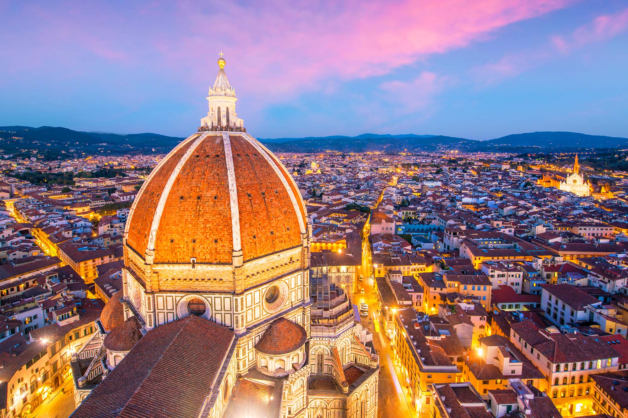 duomo church architecture sunset florence italy FLORENCEITALY1018